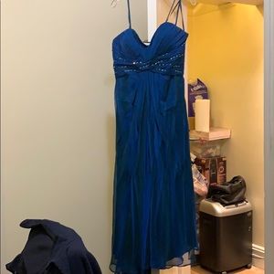 Strapless prom dress